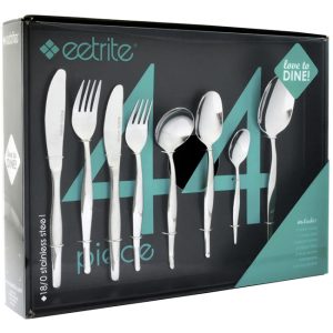 Slimline Cutlery Set, 44pc