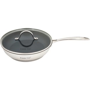 Platinum Non-Stick Frying Pan With Lid, 26cm