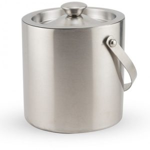 Bar Butler Double Walled Stainless Steel Ice Bucket, 1.7L