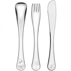 Le Petit Children's Cutlery Set For Girls, 3pc