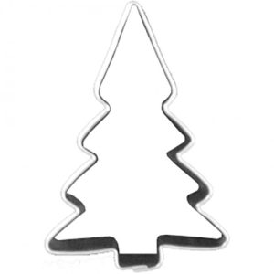 6cm Stainless Steel Cookie Cutter, Xmas Tree