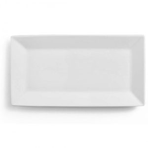 Just White Rectangular Platter, 24.5cm