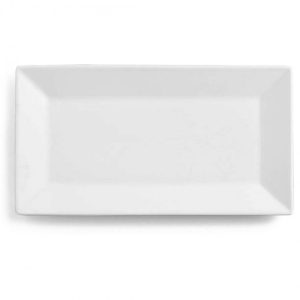 Just White Rectangular Platter, 37cm