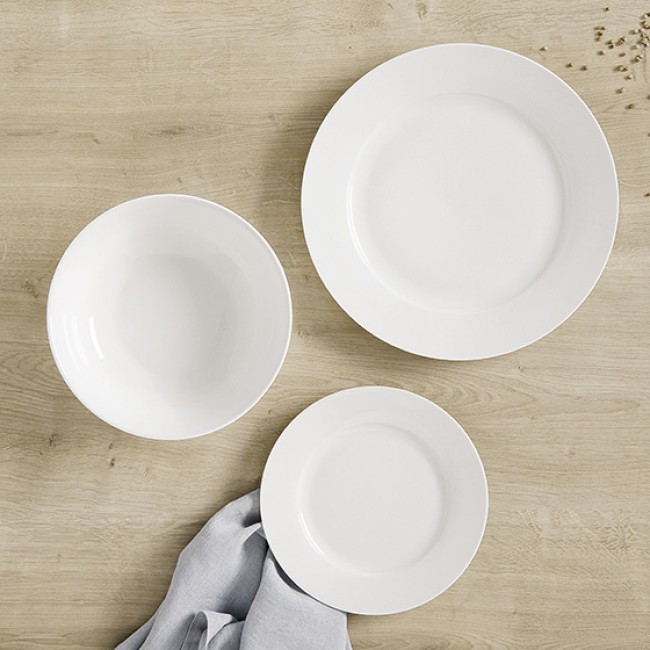 White Basics Dinner Set, European, 12pc Binuns South Africa