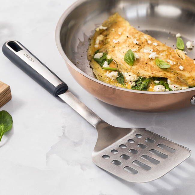 Premium Stainless Steel Slotted Turner - Image 3