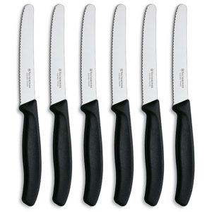 Swiss Classic Rounded Steak Knife Set, Set Of 6