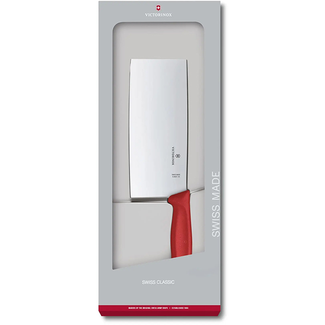 Swiss Classic Chinese Chef's Cleaver, 18cm - Image 2