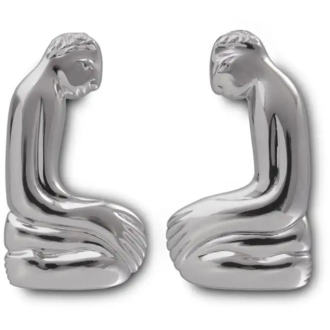 Set Of 2 Headway Aluminium Door Handles, Small