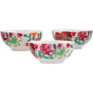 Capri Set Of 3 Coupe Bowls, 10cm