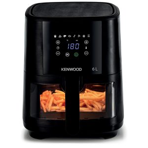 Digital Airfryer with Grill Function and ClearCook Window, 6L