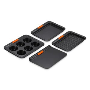 Non-Stick Mini Bakeware Set, 4pc