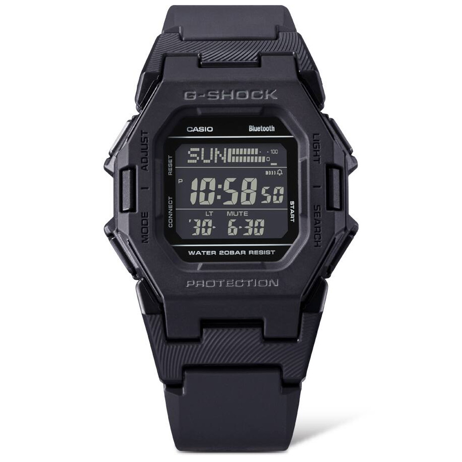 G-Shock 200m Bluetooth Solar Digital Wrist Watch, GD-B500-1DR - Image 2