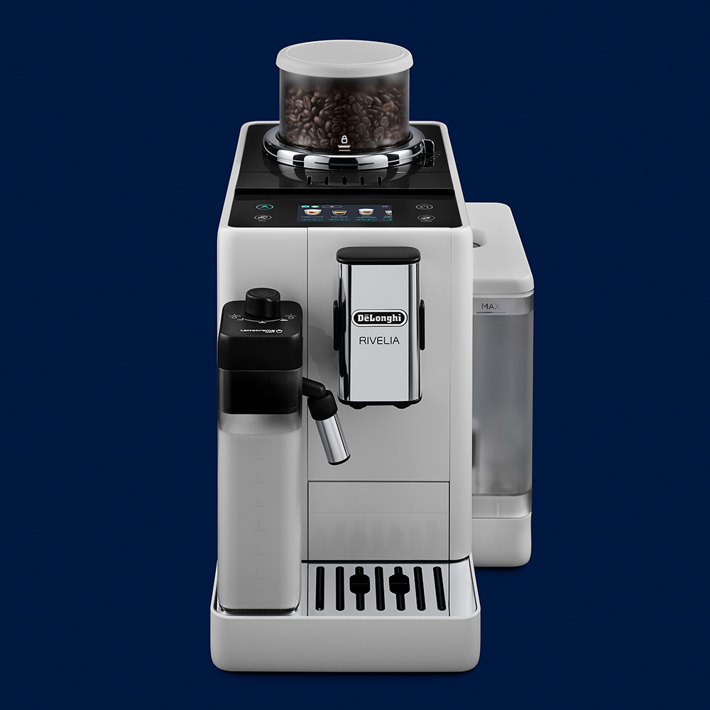 Rivelia Bean To Cup Fully Automatic Arctic White Coffee Machine - Image 3