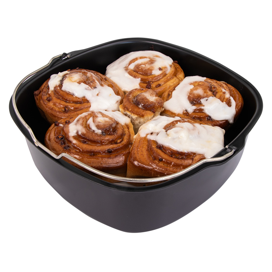 Square Non-Stick Airfryer Baking Pan, 20cm - Image 2