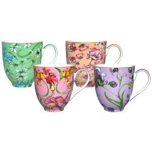Mystique Coupe Mugs, Set Of 4