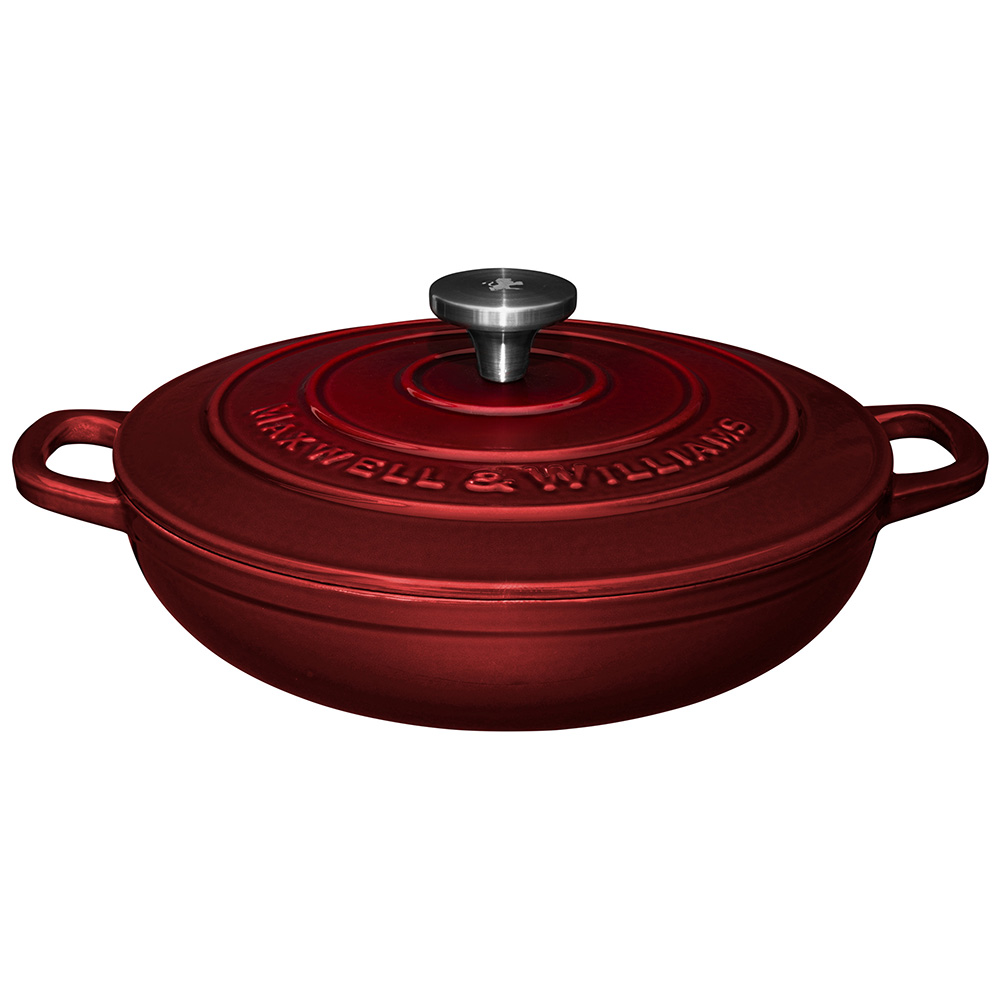 Cast Iron Round Shallow Casserole, 27cm - Image 2