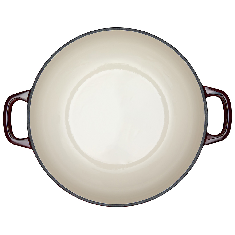 Cast Iron Round Shallow Casserole, 27cm - Image 4