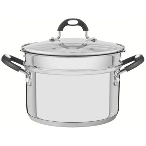 Solar Stainless Steel Steamer Set, 2pc