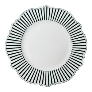 Ivory Noir Dinner Plates, Set of 4