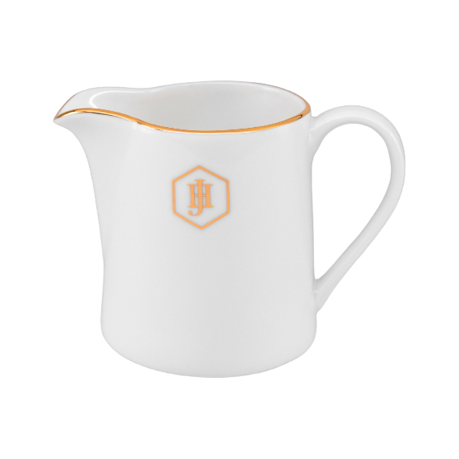 Gold Rimmed creamer, 200ml