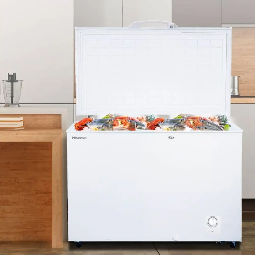 297L White Chest Freezer, H395CF - Image 2