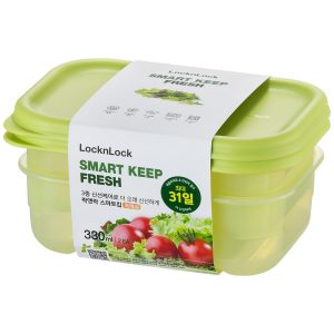 FreshBlock Set of 2 Storage Containers, 330ml