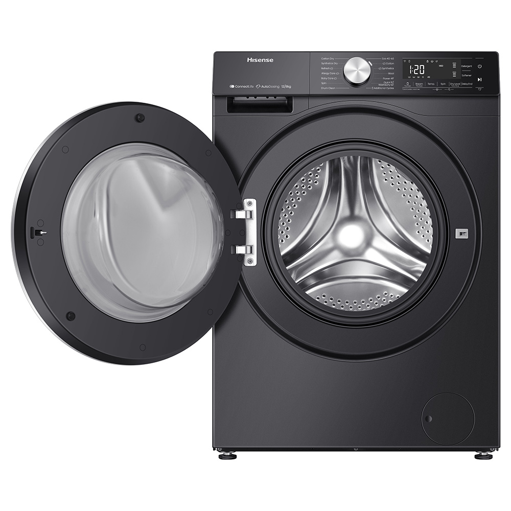 12kg Smart Front Loader Washer & Dryer, WD5S1245BB - Image 2