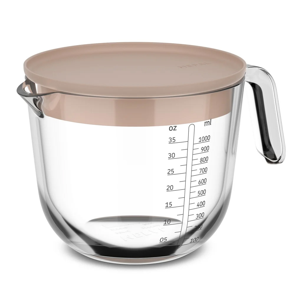 Chef It Glass Measuring Jug with Lid, 1L - Image 6
