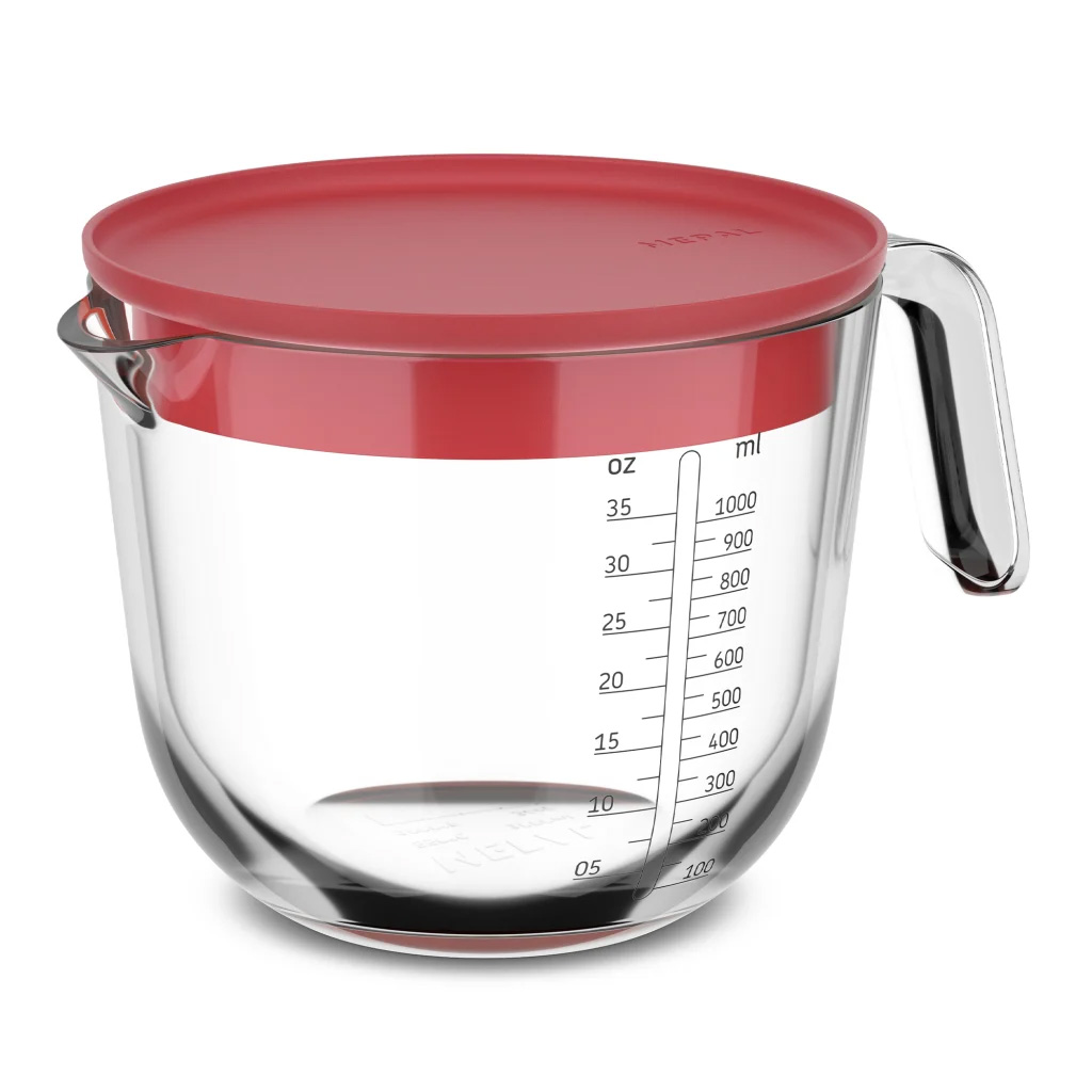Chef It Glass Measuring Jug with Lid, 1L - Image 4