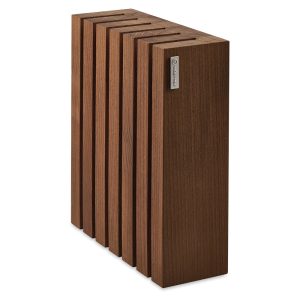 6 Slot Magnetic Beech Knife Block