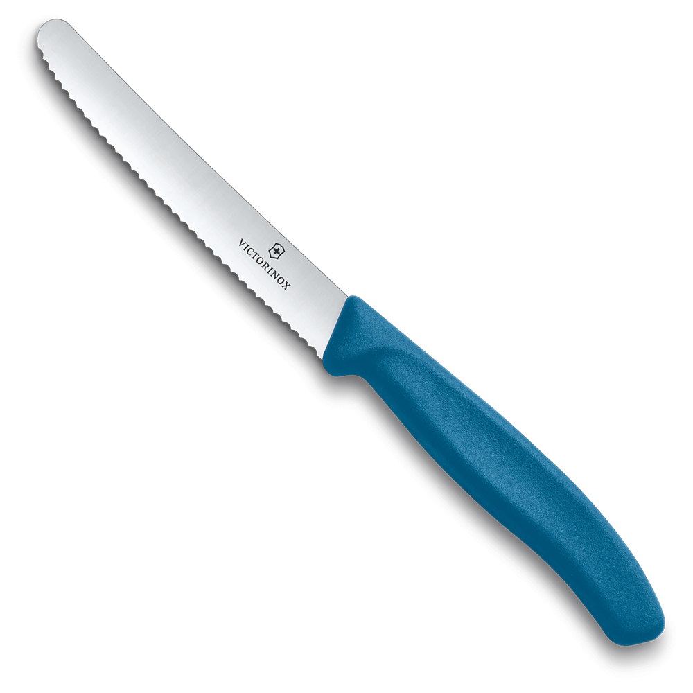 Swiss Classic Round Serrated Paring Knife, 11cm