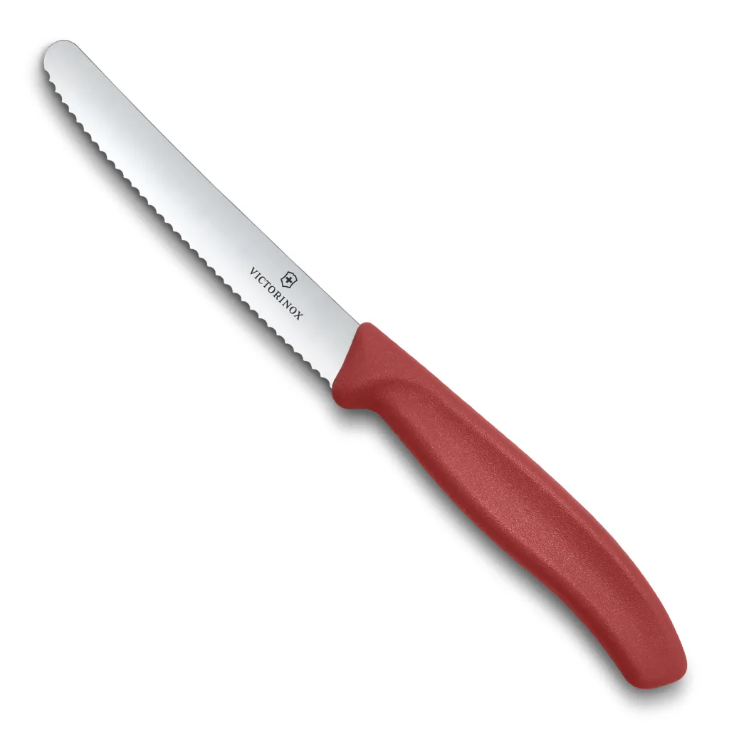 Swiss Classic Round Serrated Paring Knife, 11cm - Image 7