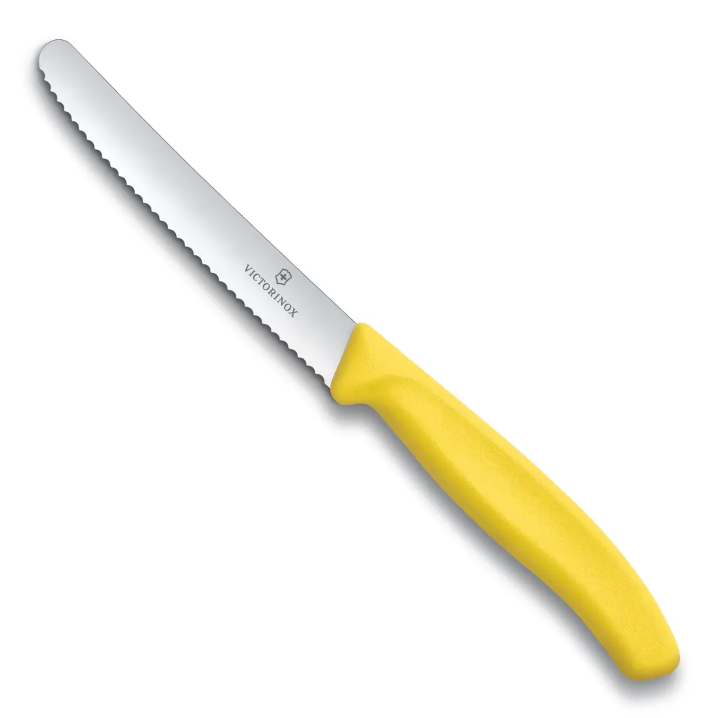 Swiss Classic Round Serrated Paring Knife, 11cm - Image 5
