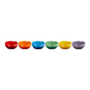 Rainbow Collection Cereal Bowls, Set Of 6