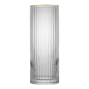 Opulent Hiball Glasses with Gold Rim, Set of 4