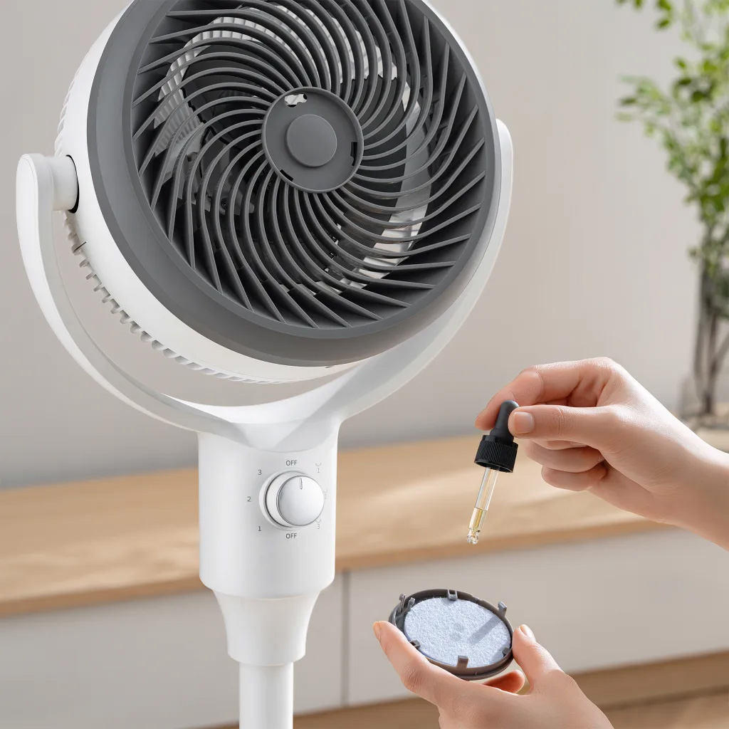 2-in-1 Circulation Fan with Aroma Chamber - Image 9