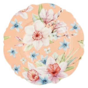 Jenna's Garden Side Plates, Set Of 4