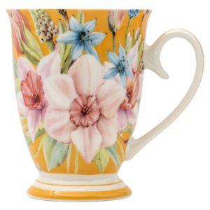 Jenna's Garden Footed Mug