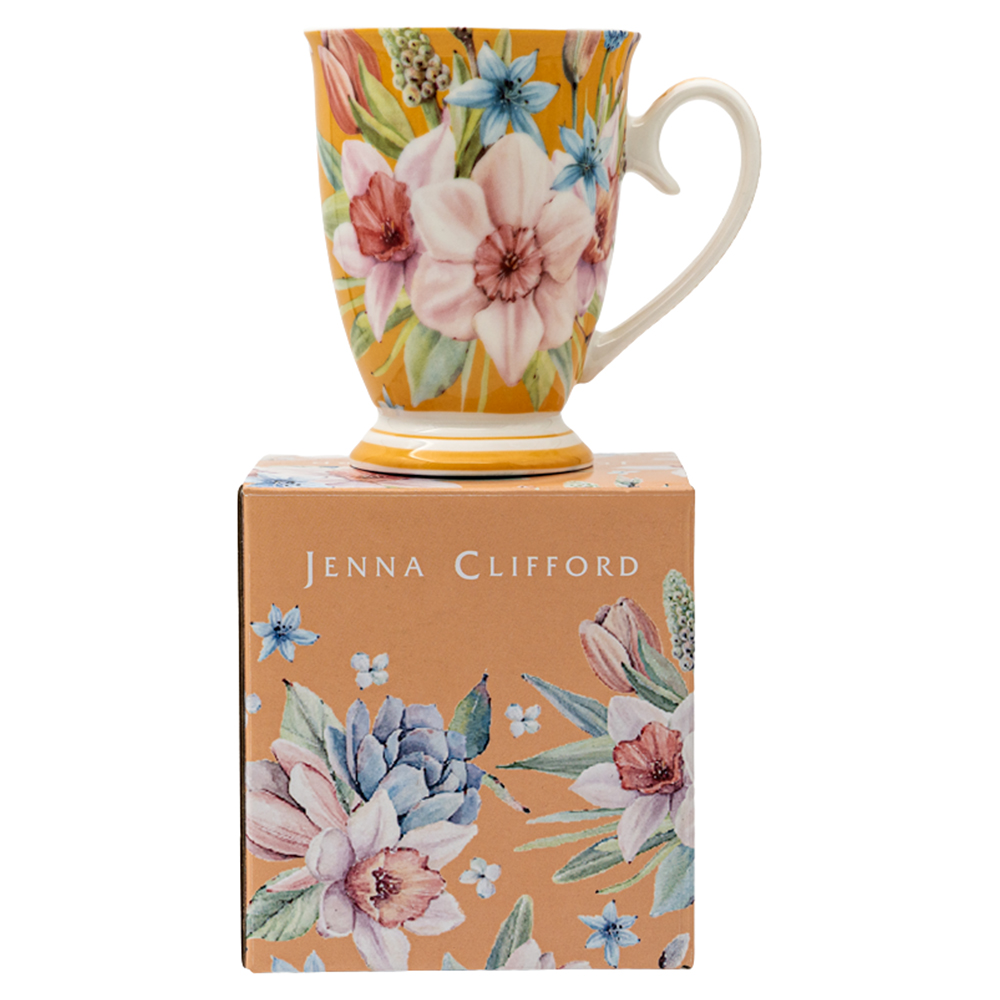 Jenna's Garden Footed Mug - Image 4