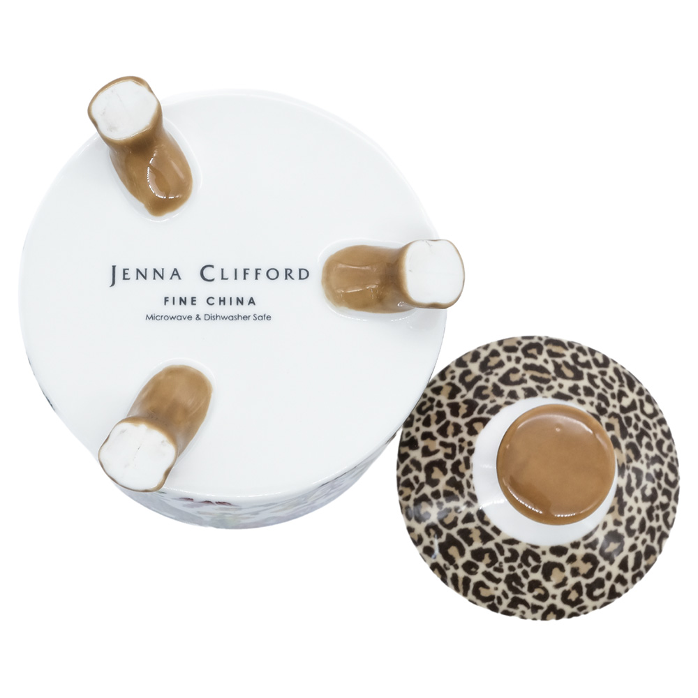 Wild Bloom Footed Sugar Pot, 250ml - Image 3