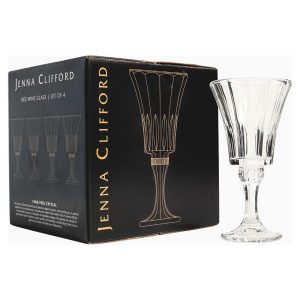 Prism Red Wine Glasses, Set of 4