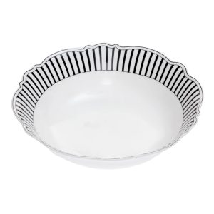 Ivory Noir Cereal Bowls, Set of 4