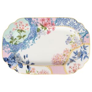 Belle Fleur Rectangular Platter, 38cm