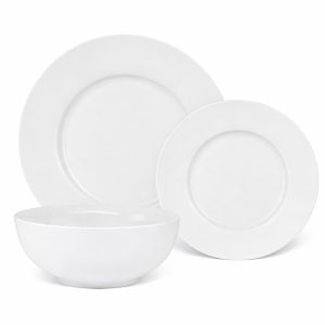 Pure White Dinner Set, 12pc