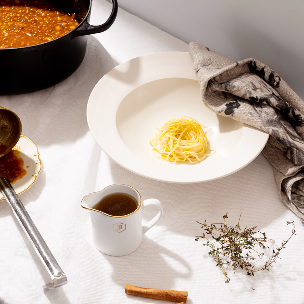 Pure White Pasta Bowl, 23cm - Image 2