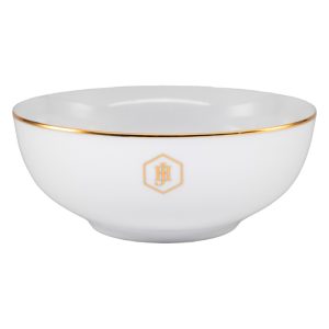 Gold Rimmed Cereal Bowl, 16cm