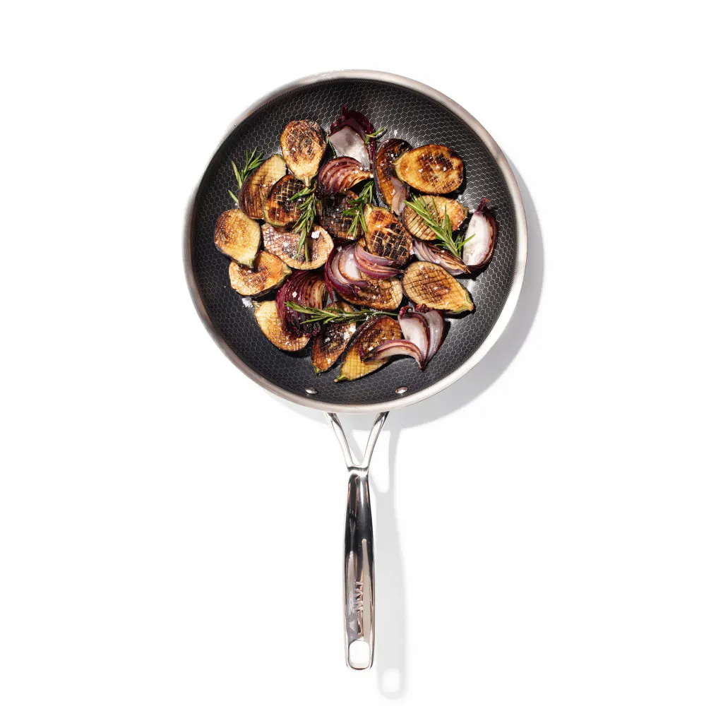 Non-Stick Frying Pan with Honeycomb Finish - Image 4