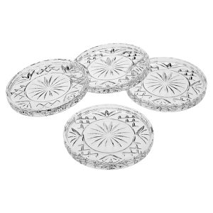 Glass Coasters, Set Of 4