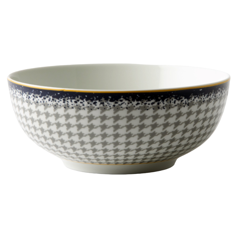 Houndstooth Cereal Bowl, 15cm