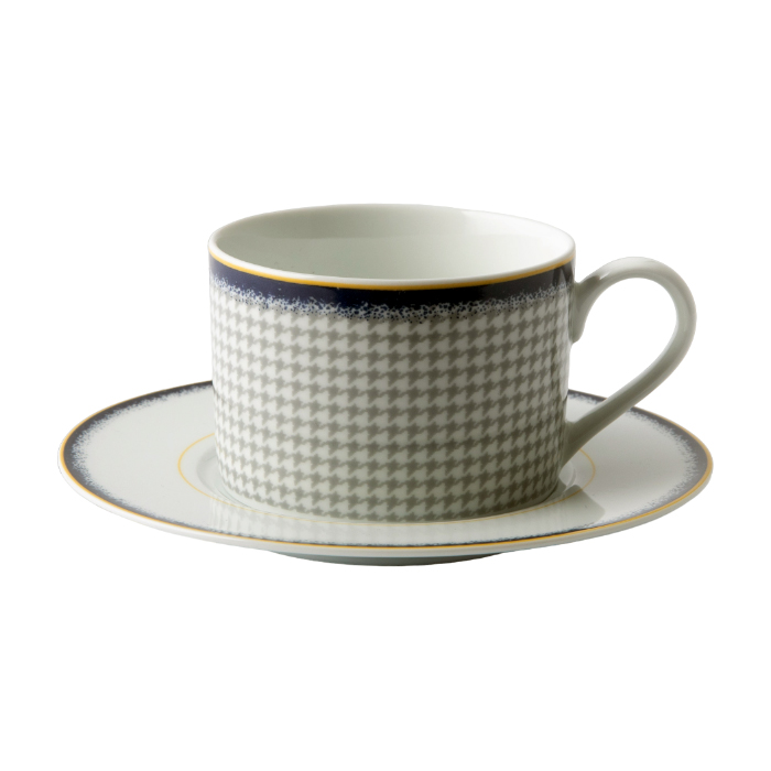 Houndstooth Cup & Saucer - Image 2